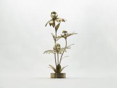 Maison Jansen Maison Jansen brass flower floor lamp 1970 s - 1504473