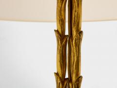 Maison Jansen Maison Jansen foliage gilt bronze floor lamp 1950s - 4194072