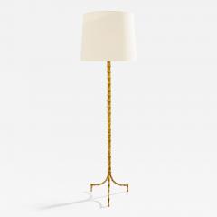 Maison Jansen Maison Jansen foliage gilt bronze floor lamp 1950s - 4203759