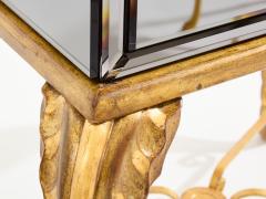 Maison Jansen Maison Jansen gilt wood and mirrored bar cabinet 1940 - 4230242