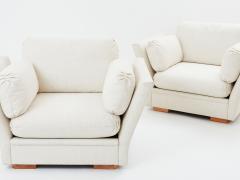 Maison Jansen Maison Jansen neoclassical pair of armchairs reupholstered 1960s - 3546311