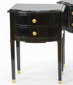 Maison Jansen Maison Jansen pair of black lacquered coffee table or side table - 878028