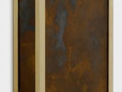 Maison Jansen Maison Jansen pair of brass and decorative glass wall lights 1970 - 4265497