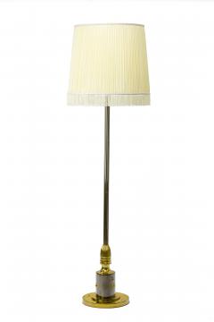 Maison Jansen Maison Jansen pair of refined gold bronze and cannonball patina floor lamps - 863257