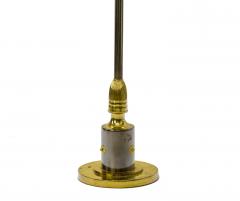 Maison Jansen Maison Jansen pair of refined gold bronze and cannonball patina floor lamps - 863259