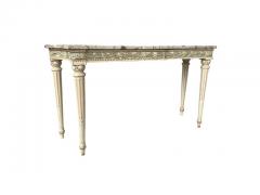 Maison Jansen Marble Top and Painted Console Table - 3738994