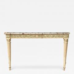 Maison Jansen Marble Top and Painted Console Table - 3745697