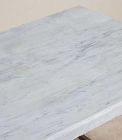 Maison Jansen Mid Century French Maison Jansen Marble Top Coffee Table - 4334234