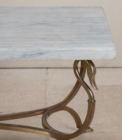 Maison Jansen Mid Century French Maison Jansen Marble Top Coffee Table - 4334238