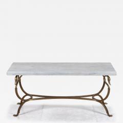 Maison Jansen Mid Century French Maison Jansen Marble Top Coffee Table - 4334866
