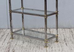 Maison Jansen Mid Century Modern Chrome And Brass Etagere - 888449