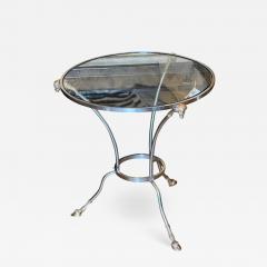 Maison Jansen Mid Century Modern Maison Jansen Rams Head Round Gueridon Side Table - 2327666