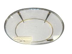Maison Jansen OBLONG MAISON JANSEN STYLE BRASS ALUMINUM DOUBLE TIER COFFEE TABLE - 4570040