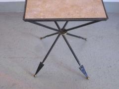 Maison Jansen Pair of French 1940s Style Modern Neoclassical Gueridons Side Tables - 1799681