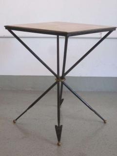 Maison Jansen Pair of French 1940s Style Modern Neoclassical Gueridons Side Tables - 1799684