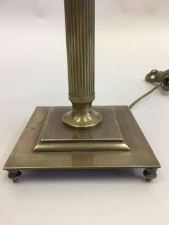 Maison Jansen Pair of French Mid Century Modern Neoclassical Brass Table Lamps Maison Jansen - 1844462