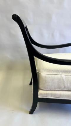 Maison Jansen Pair of French Modern Neoclassical Armchairs Lounge Chairs by Maison Jansen - 4096663
