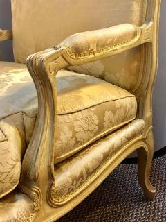 Maison Jansen Pair of Louis XV Style Lounge Chairs by Maison Jansen - 1303420