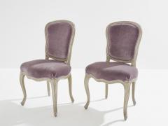 Maison Jansen Pair of Maison Jansen Louis XV neoclassical slipper chairs 1940s - 4042440