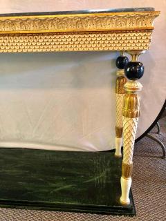 Maison Jansen Pair of Neoclassical Style Marble Top Consoles Attributed to Maison Jansen - 1270126