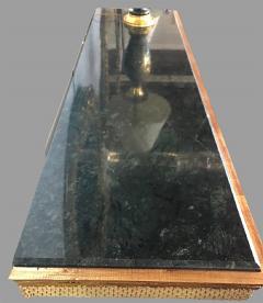 Maison Jansen Pair of Neoclassical Style Marble Top Consoles Attributed to Maison Jansen - 2973888