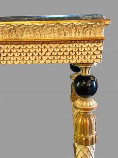 Maison Jansen Pair of Neoclassical Style Marble Top Consoles Attributed to Maison Jansen - 2973889