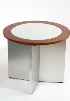 Maison Jansen Pair of Rare Modernist Side Tables by Jansen 1970s - 363401
