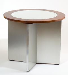 Maison Jansen Pair of Rare Modernist Side Tables by Jansen 1970s - 363605