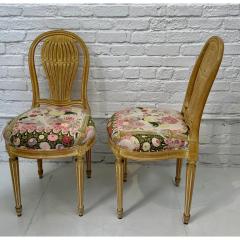 Maison Jansen Pair of Vintage Maison Jansen French Hot Air Balloon Back Side Chairs - 3135927