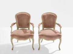 Maison Jansen Pair of stamped Maison Jansen Louis XV neoclassical armchairs 1940s - 4042428