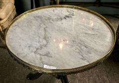 Maison Jansen Russian Neoclassical Style Ebonized Centre Marble Top Table by Maison Jansen - 2943280