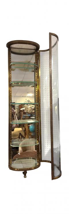 Maison Jansen SUPERB RARE PARISIAN ART DECO BRONZE GLASS CURIO CABINETS BY MAISON JANSEN - 4694366