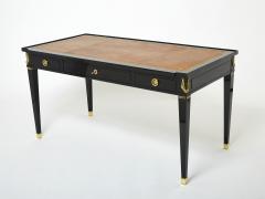 Maison Jansen Stamped Maison Jansen Louis XVI ebonized desk bureau plat 1950s - 2780600