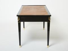 Maison Jansen Stamped Maison Jansen Louis XVI ebonized desk bureau plat 1950s - 2780603