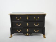 Maison Jansen Stamped Maison Jansen ebonized bronze chest of drawers 1950s - 2708084