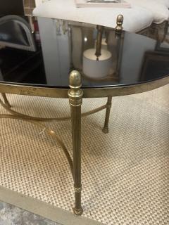 Maison Jansen Style Brass and Marble Coffee Table - 4142054