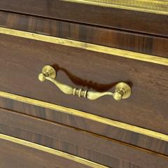 Maison Jansen Style Russian Neoclassical Large Commode Mahogany Bronze - 4124659