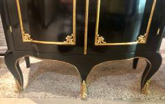 Maison Jansen Two Door Ebony Cabinets in the Manner of Maison Jansen a Pair - 2974028