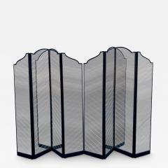 Maison Jansen Two Majestic Hollywood Regency Mirrored Screens Dividers Sold Individually - 4738346