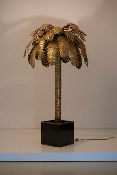 Maison Jansen Very Impressive Brass Palm Floor Lamp by Maison Jansen - 1190845