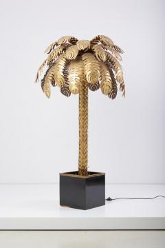 Maison Jansen Very Impressive Brass Palm Floor Lamp by Maison Jansen - 1190846