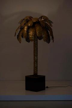 Maison Jansen Very Impressive Brass Palm Floor Lamp by Maison Jansen - 1478333