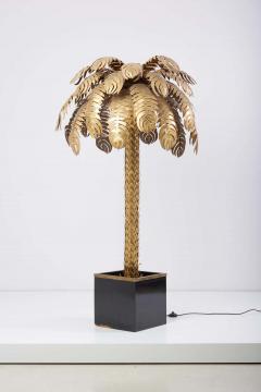 Maison Jansen Very Impressive Brass Palm Floor Lamp by Maison Jansen - 1478338