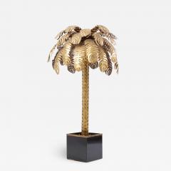 Maison Jansen Very Impressive Brass Palm Floor Lamp by Maison Jansen - 1482104