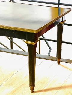 Maison Jansen maison jansen black lacquered and gold bronze coffee table - 2562267