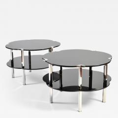 Maison Jansen pair of rare occasional tables - 2813190