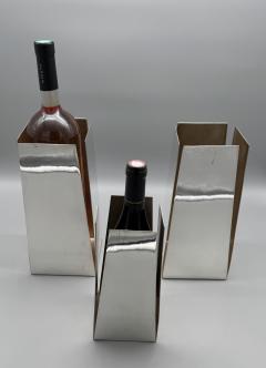 Maison Lancel Three silver plated bottle covers Editions Lancel Paris France circa 1970 - 4227446