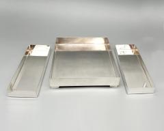 Maison Lancel Three small silver plated trays Edition Lancel Paris France circa 1970 - 4234046