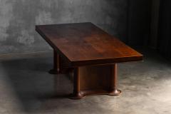 Maison Leleu Dining Table Attributed to Ateliers Leleu France 1940s - 4564632