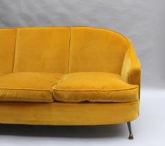 Maison Leleu Fine French Mid Century Sofa by Leleu - 2935818